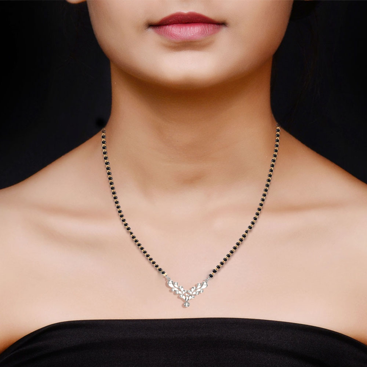 Alessa Gold Mangalsutra Designs Latest in 14 18 22 24K Dishis Jewels